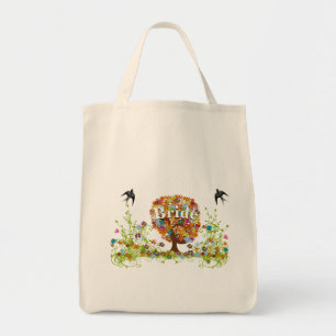 Bolsa Tote Casamento no Ramo Lateral da Floresta Encantada