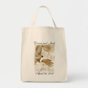Bolsa Tote Casamento personalizado/sacola nupcial