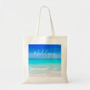 Bolsa Tote Casamento Pessoal de Verão de Bridesmaid Beach