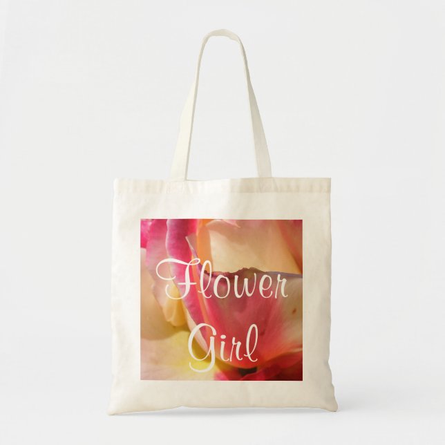 Bolsa Tote Casamento Rosa Duas Tons (Frente)