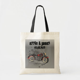 Bolsa Tote Casamento Rustic grunge Motorcyle Biker