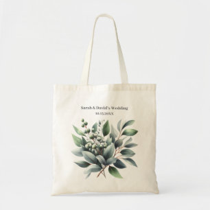 Bolsa Tote Casamento Rústico de Eucalipto