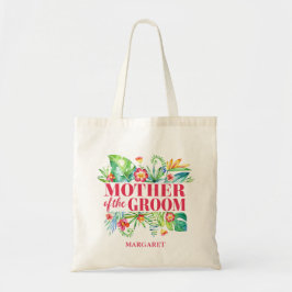 Bolsa Tote Casamento Tropical de Destino da Mãe do Noivo