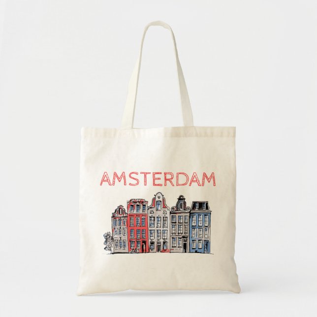 Bolsa Tote Casas de Reabilitação de Amsterdã Holland (Frente)
