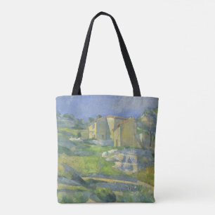 Bolsa Tote Casas em Provença por Paul Cezanne, Vintage Art