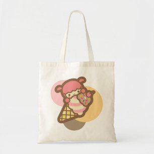 Bolsa Tote Casca-sorvete-napolitana picante-de-kawaii