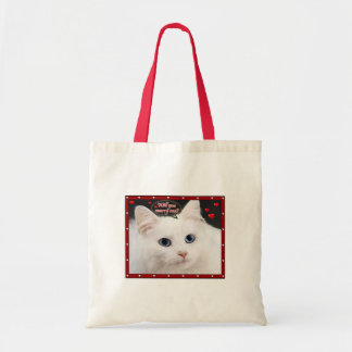 Bolsa Tote Case-me gatinho em uma sacola pequena