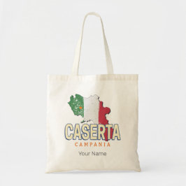 Bolsa Tote Caserta Itália Retro Campania Mapa Vintage Souveni