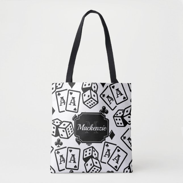 Bolsa Tote Casino Pattern (Frente)