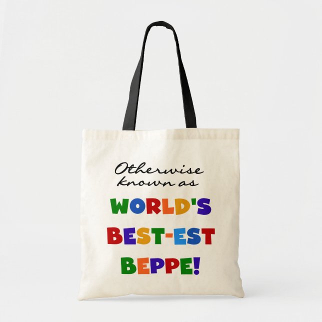 Bolsa Tote Caso contrário, conhecido como Melhor Beppe (Frente)