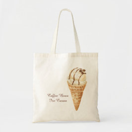 Bolsa Tote Casquinha de Sorvete de Grão de Café