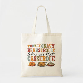 Bolsa Tote Casserole do Dia de Ação de Graças