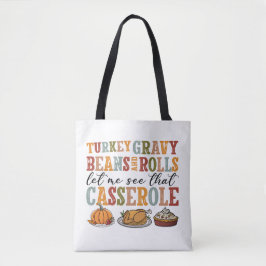 Bolsa Tote Casserole do Feriado de Ação de Graças