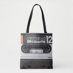 Bolsa Tote Cassete Vintage BASF: Item do Coletor