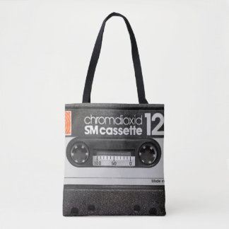 Bolsa Tote Cassete Vintage BASF: Item do Coletor