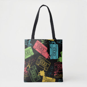 Bolsa Tote Cassetes Legal Grunge, Estilo 90s