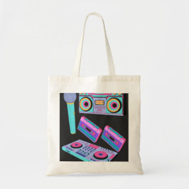 BOLSA TOTE CASSETTE, MODELO DE ESTILO DE ÁUDIO