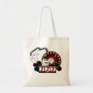 Bolsa Tote cassino, pôquer, item para adultos