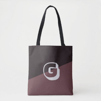 Bolsa Tote Castanho e preto
