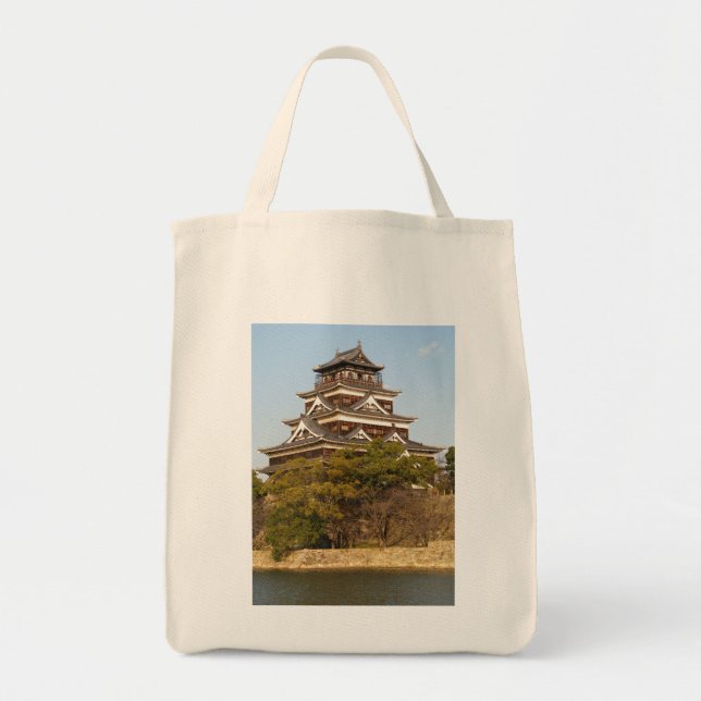 Bolsa Tote Castelo de Hiroshima 広 島 城, Hiroshima, Japão (Frente)
