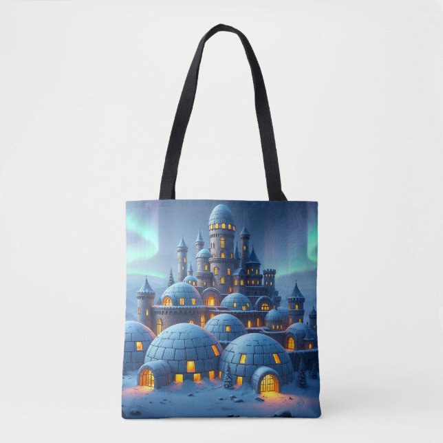 Bolsa Tote Castelo de Inverno Corazón (Frente)