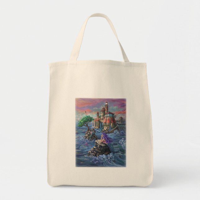 Bolsa Tote Castelo de Sereia (Frente)