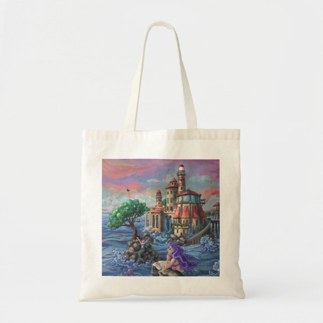Bolsa Tote Castelo de Sereia (Frente)