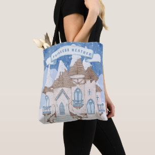 Bolsa Tote Castelo de Snowy Winter