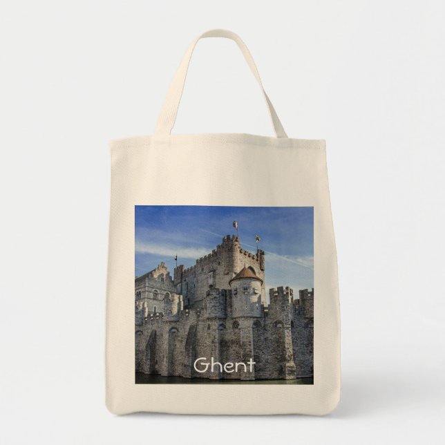 Bolsa Tote Castelo dos Condes em Gand (Frente)