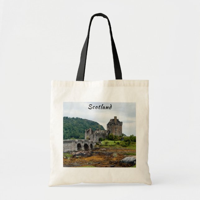 Bolsa Tote Castelo Eilean Donan, Loch Duich - Escócia, Reino  (Frente)