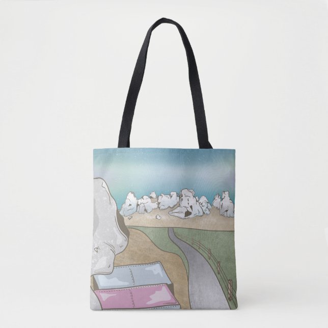 Bolsa Tote Castelo Hill Boulding Nova Zelândia (Frente)
