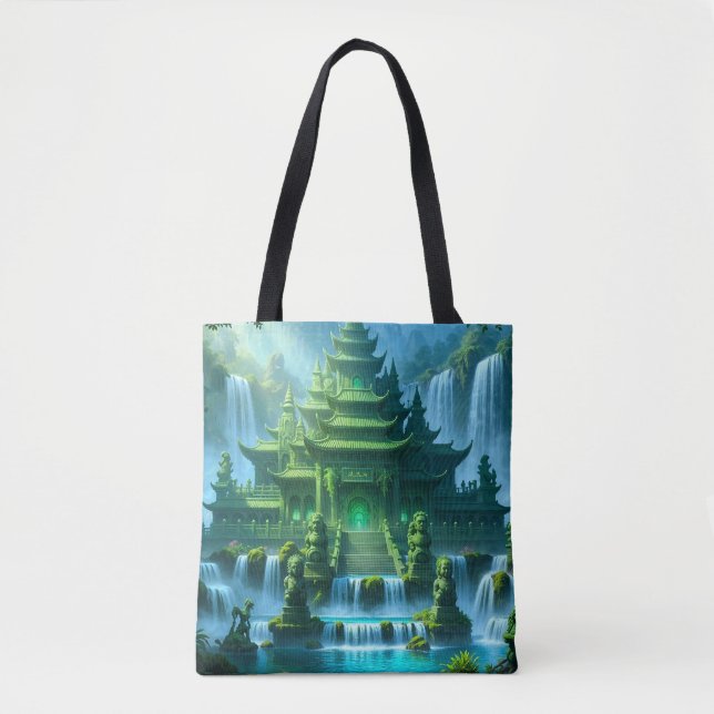 Bolsa Tote Castelo Templo do Trono de Jade Secreto (Frente)