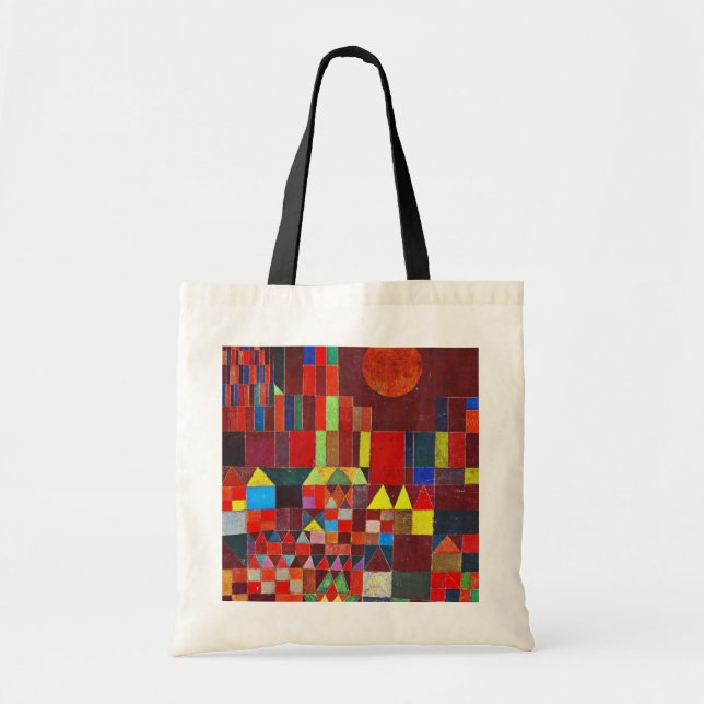 Bolsa Tote Castle e Sun, Paul Klee (Frente)