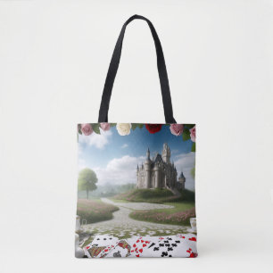 Bolsa Tote Castle Through the Wonderland Portal