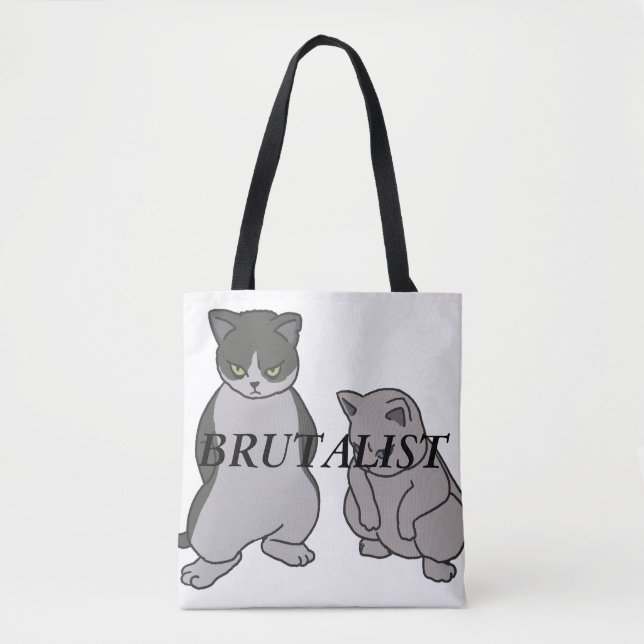BOLSA TOTE CAT BRUTALISTA (Frente)
