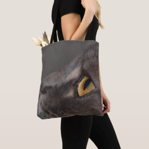Bolsa Tote Cat Eye-Macro por Shirley Taylor