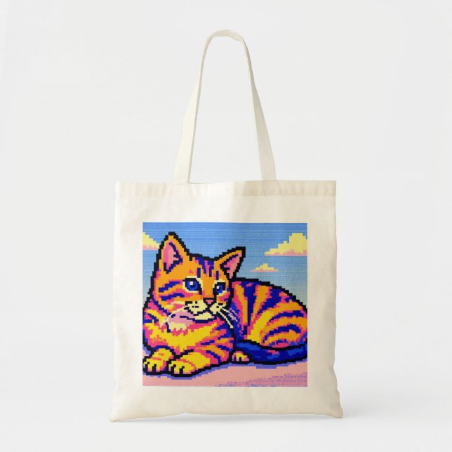 Bolsa Tote Cat, Kitten, Pet (Frente)