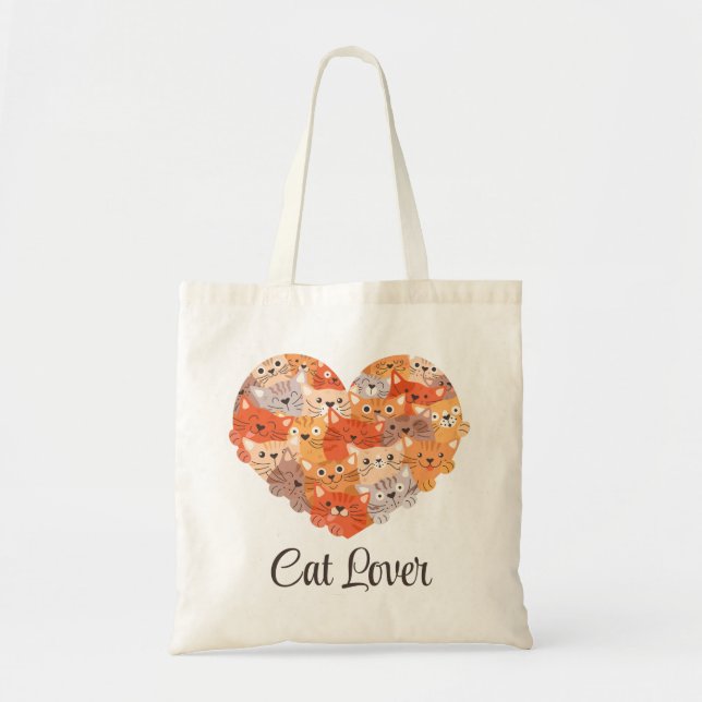 Bolsa Tote Cat Love (Frente)