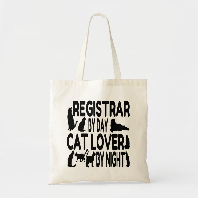 Bolsa Tote Cat Lover Registrar (Frente)