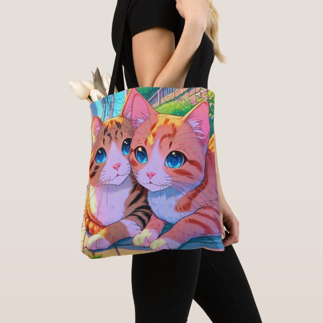 Bolsa Tote Cat Lovers (Close Up)