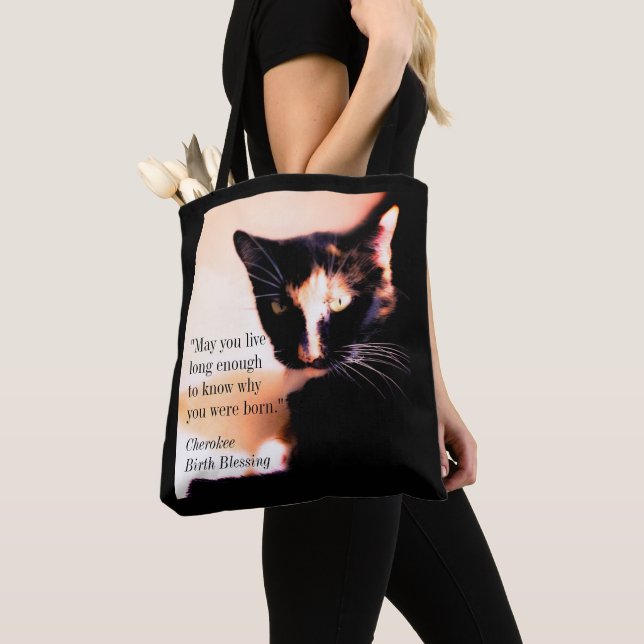 Bolsa Tote Cat Messenger (Close Up)