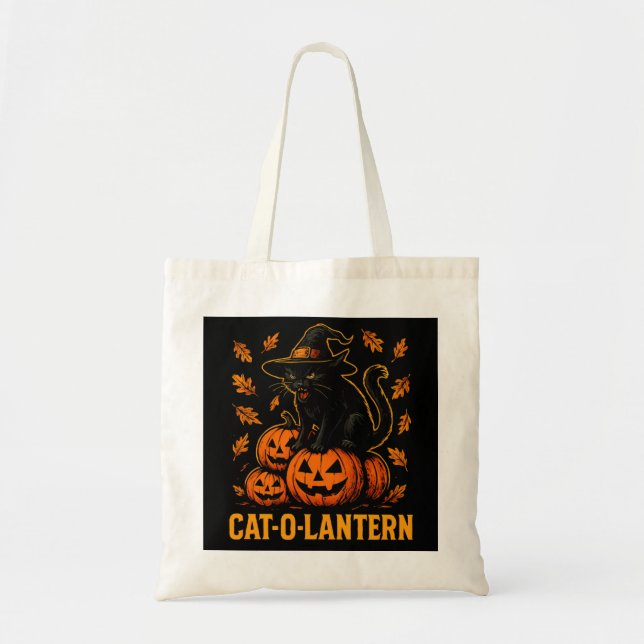 BOLSA TOTE CAT-O-LANTERN (Frente)