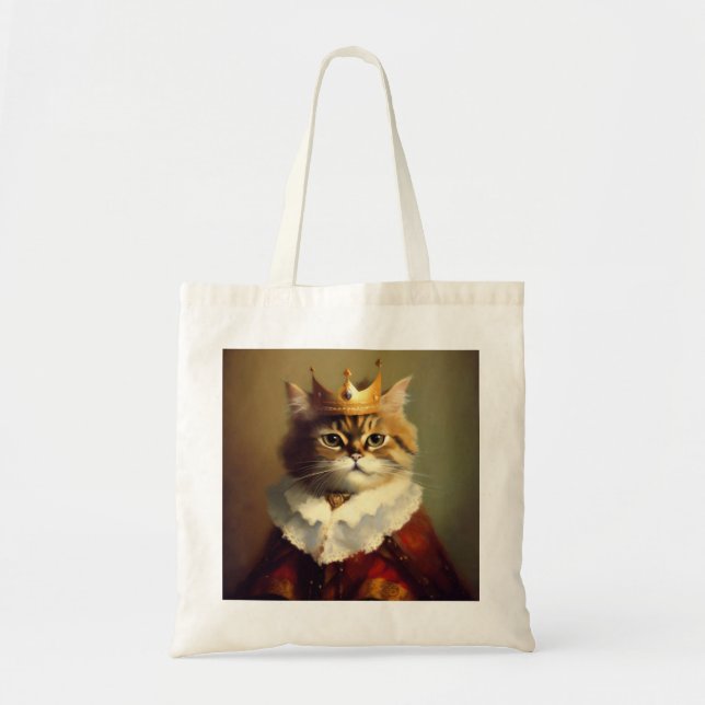 Bolsa Tote Cat Renaissance King (Frente)