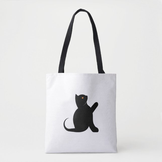 Bolsa Tote Cat Say Hello (Frente)