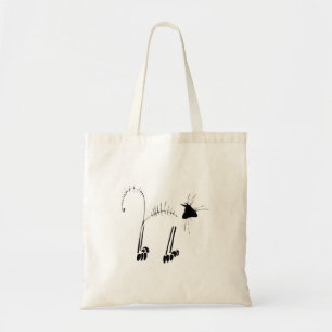 Bolsa Tote Cat Skeleton