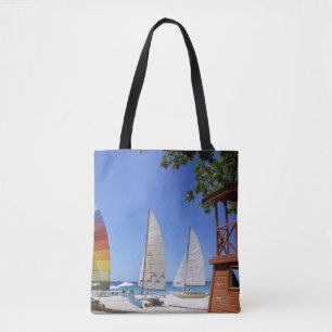 Bolsa Tote Catamarãs e suporte do Lifeguard na praia