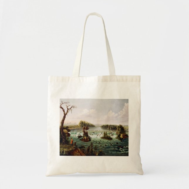 Bolsa Tote Cataratas de Saint Anthony por Henry Lewis (Frente)