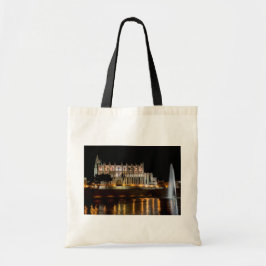 Bolsa Tote Catedral de Palma de Maiorca à noite - Espanha
