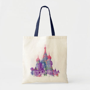 Bolsa Tote Catedral de santo Basil em Moscou