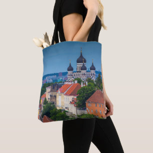 Bolsa Tote Catedral e paisagem urbana  Estônia